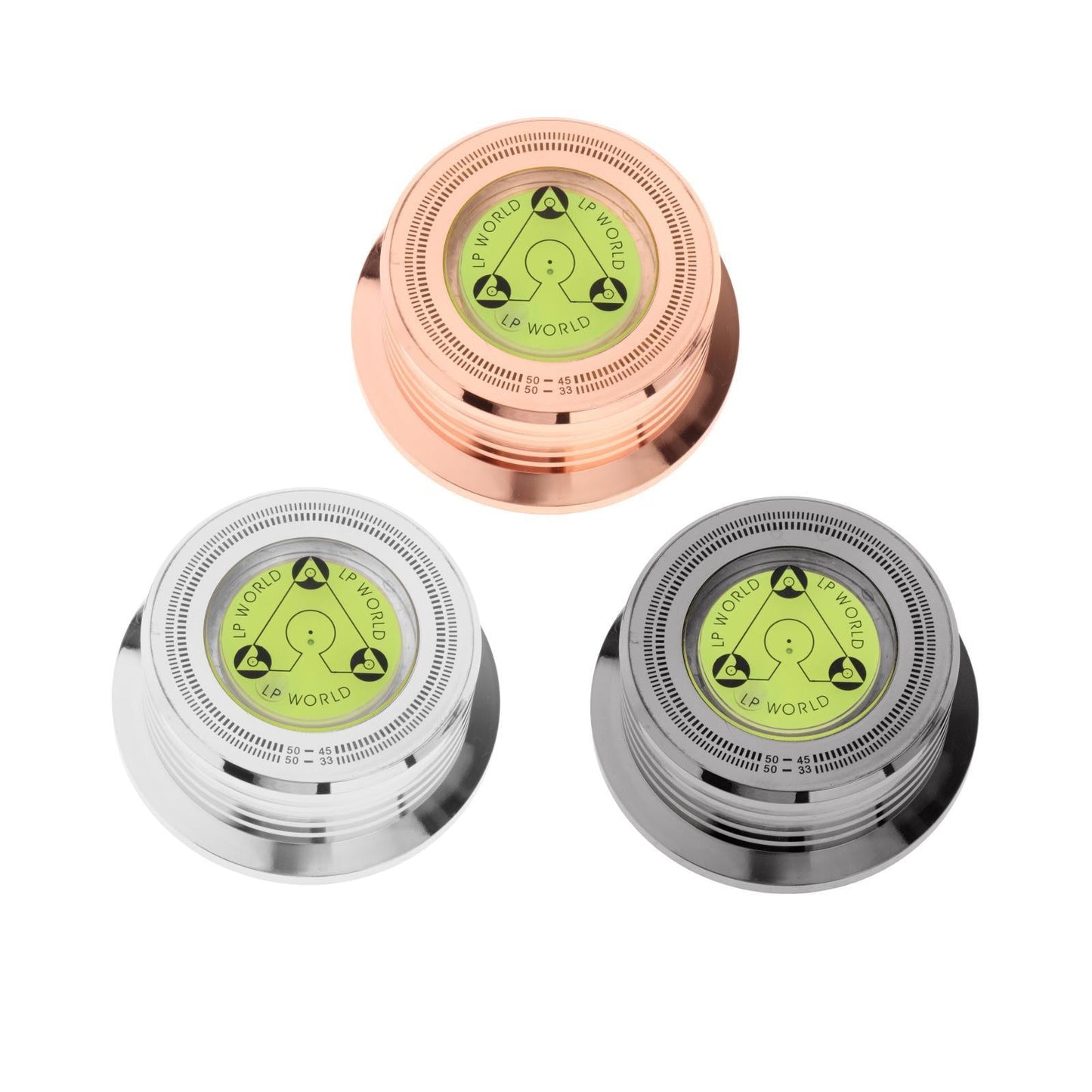 LP Vinyl Record Player 50Hz Turntable Disc Record Stabilizer Black