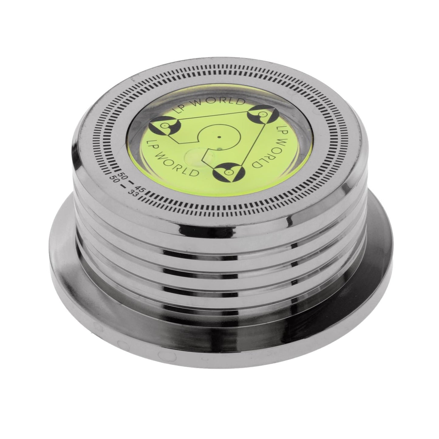 LP Vinyl Record Player 50Hz Turntable Disc Record Stabilizer Black