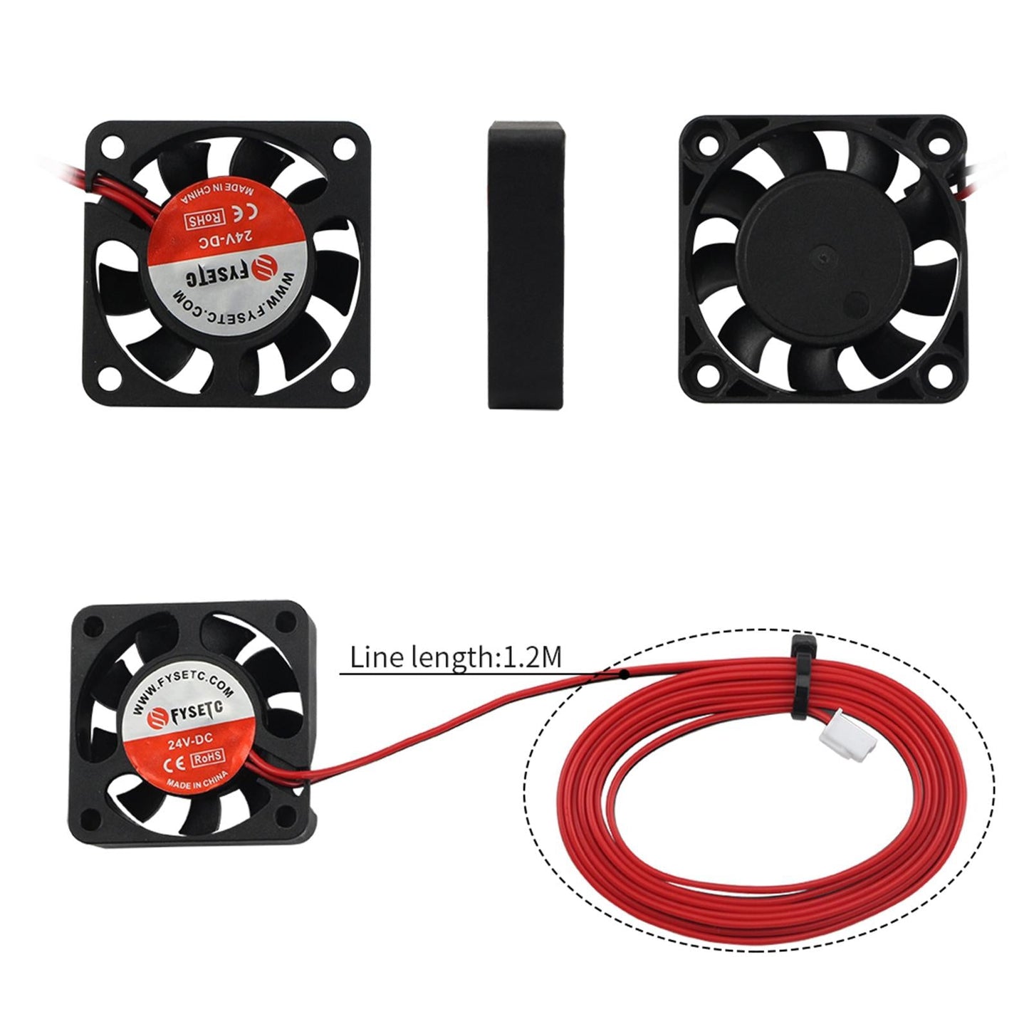 24V DC 40mm Blower Cooling Fan 4010 Extruder For CR10 3D Printer