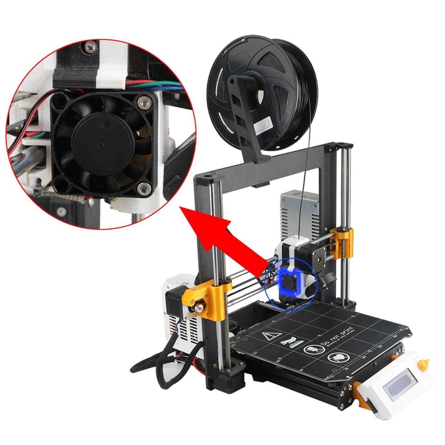 24V DC 40mm Blower Cooling Fan 4010 Extruder For CR10 3D Printer
