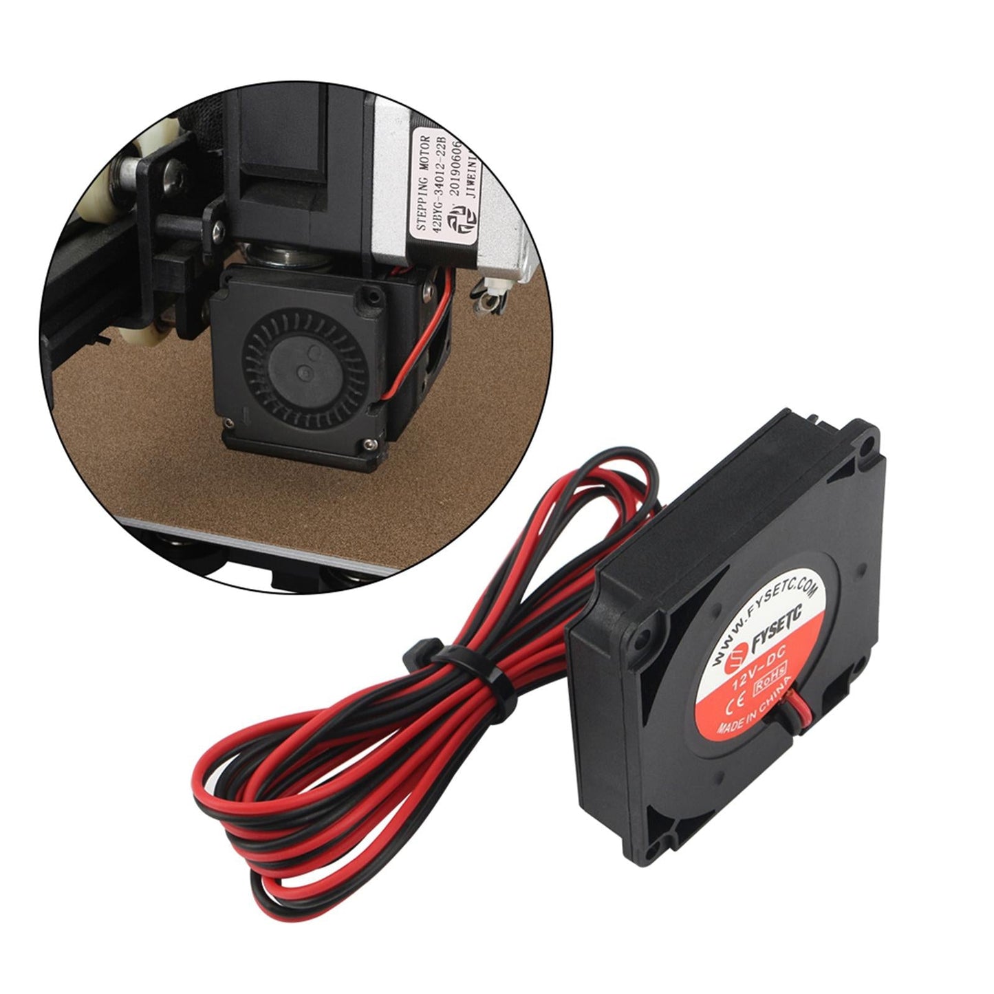 12V DC 40mm Blower Cooling Fan 4010 Extruder For CR10 3D Printer