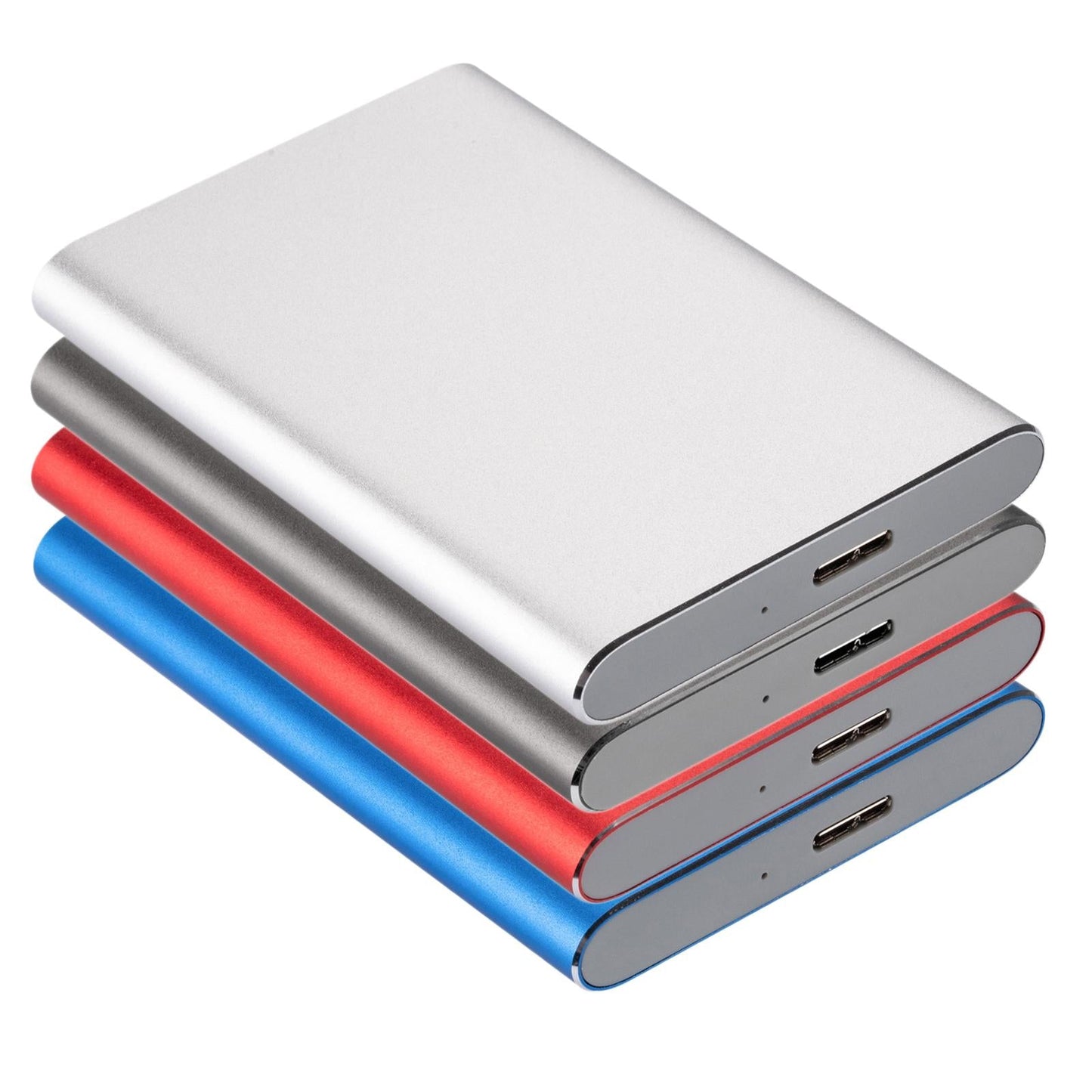 2.5in Portable USB 3.0 SATA 4TB Hard Drive Enclosure Tool Free Red