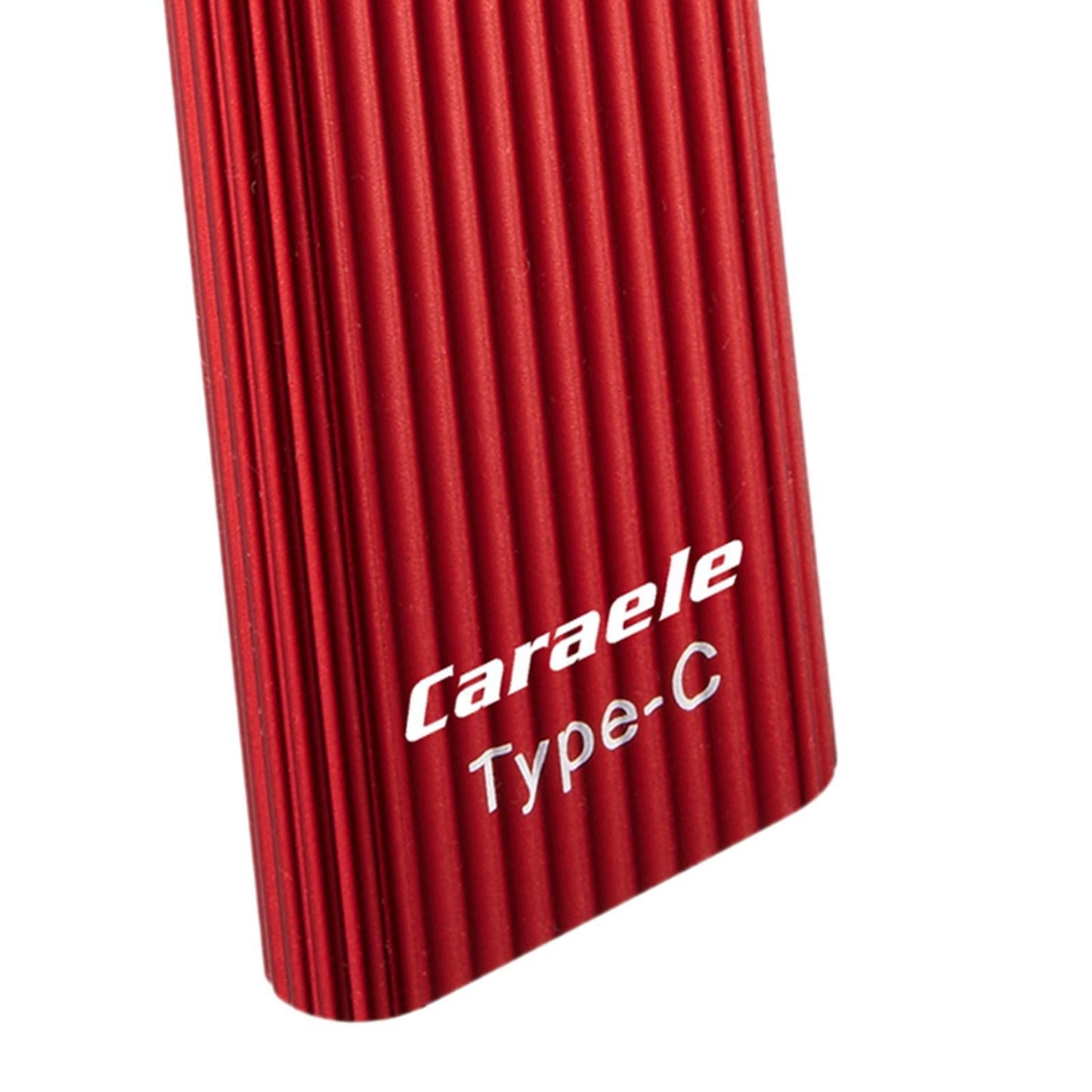 500GB SSD External Portable Storage USB 3.1 Gen-1 USB-C Compatible red