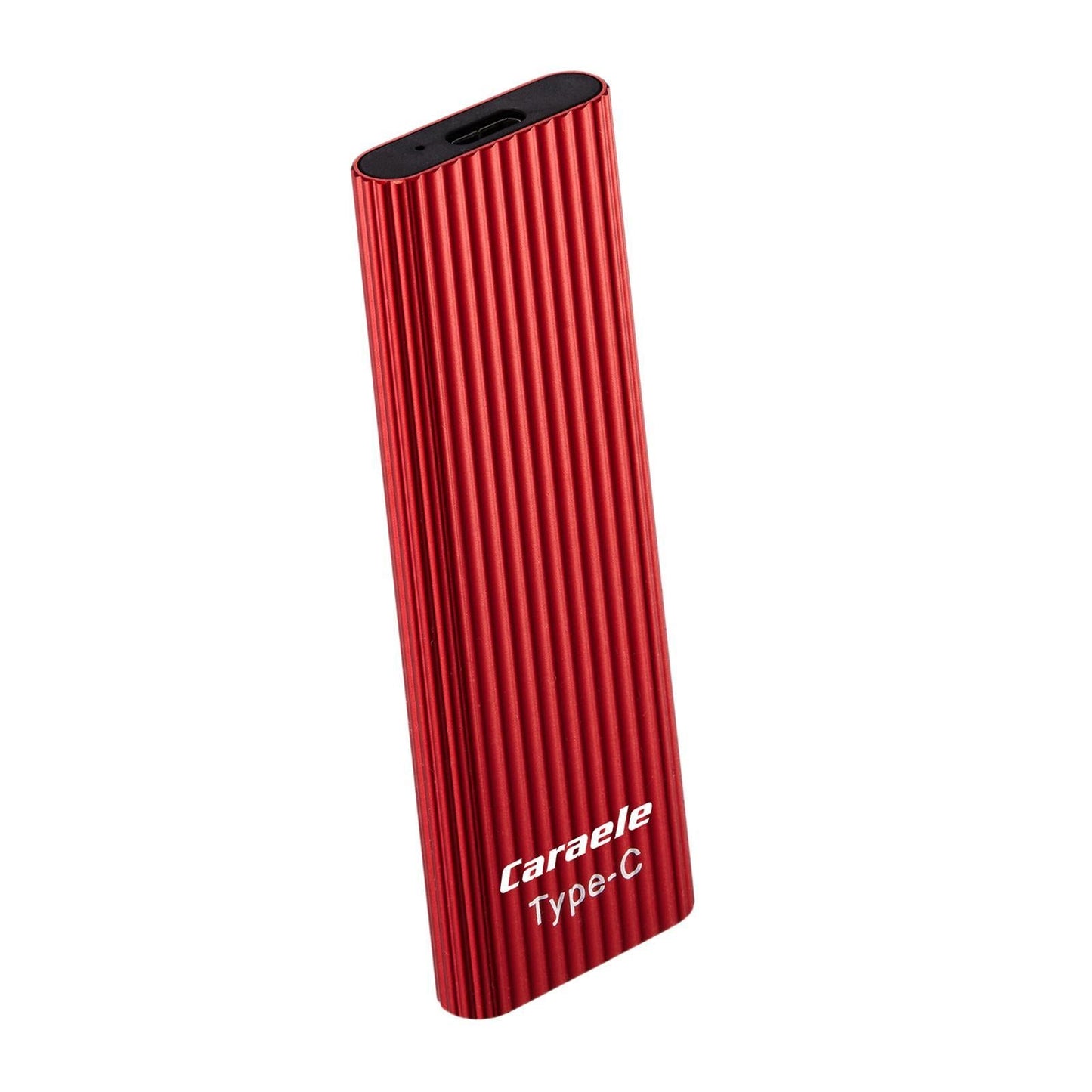 500GB SSD External Portable Storage USB 3.1 Gen-1 USB-C Compatible red