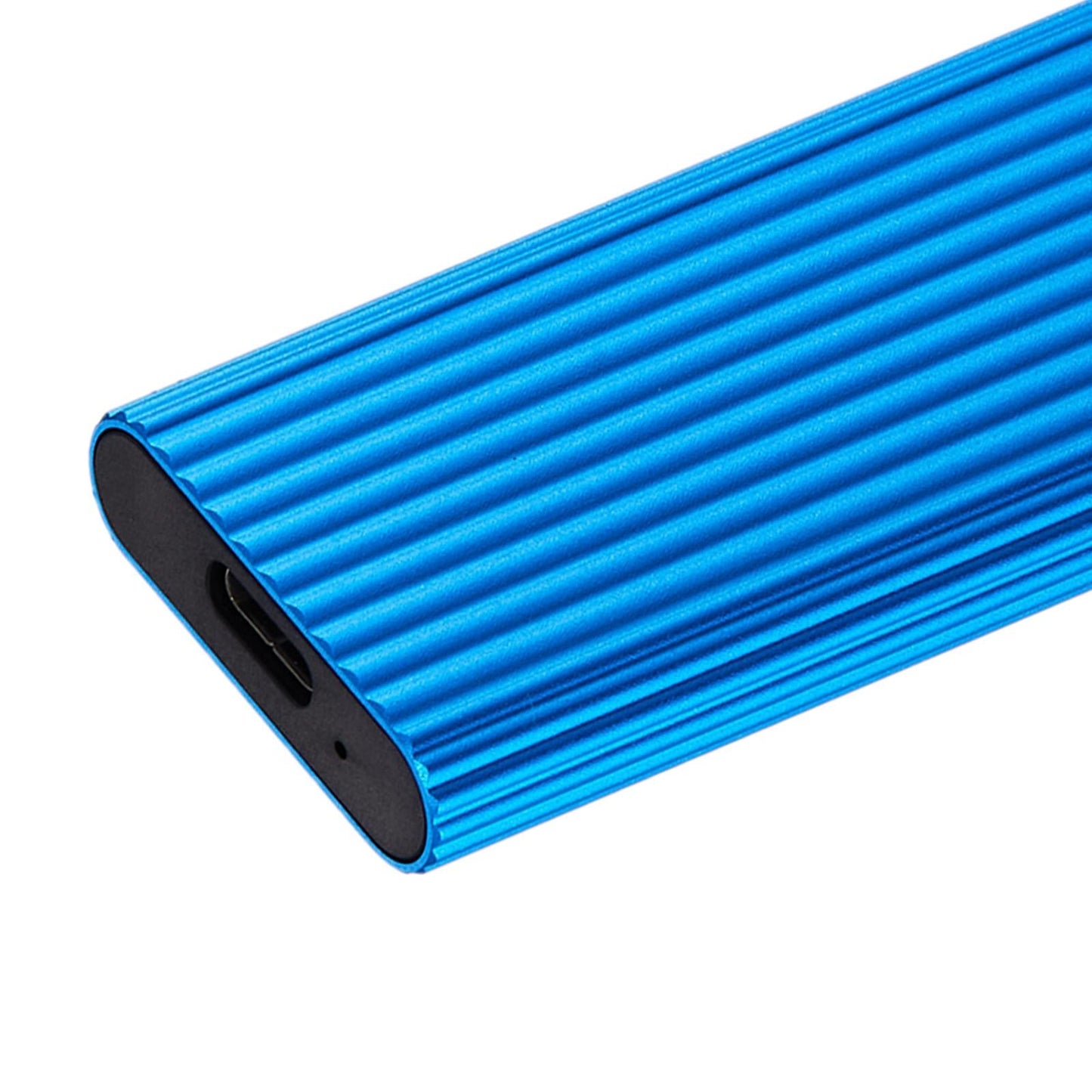 500GB SSD External Portable Storage USB 3.1 Gen-1 USB-C Compatible blue