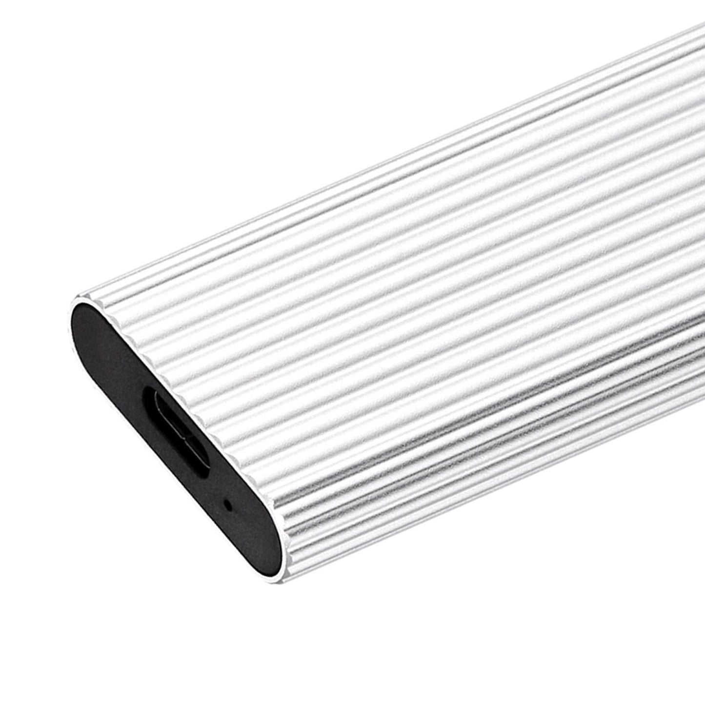 500GB SSD External Portable Storage USB 3.1 Gen-1 USB-C Compatible silver