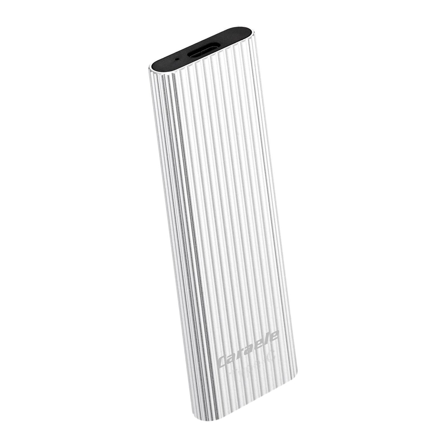 500GB SSD External Portable Storage USB 3.1 Gen-1 USB-C Compatible silver