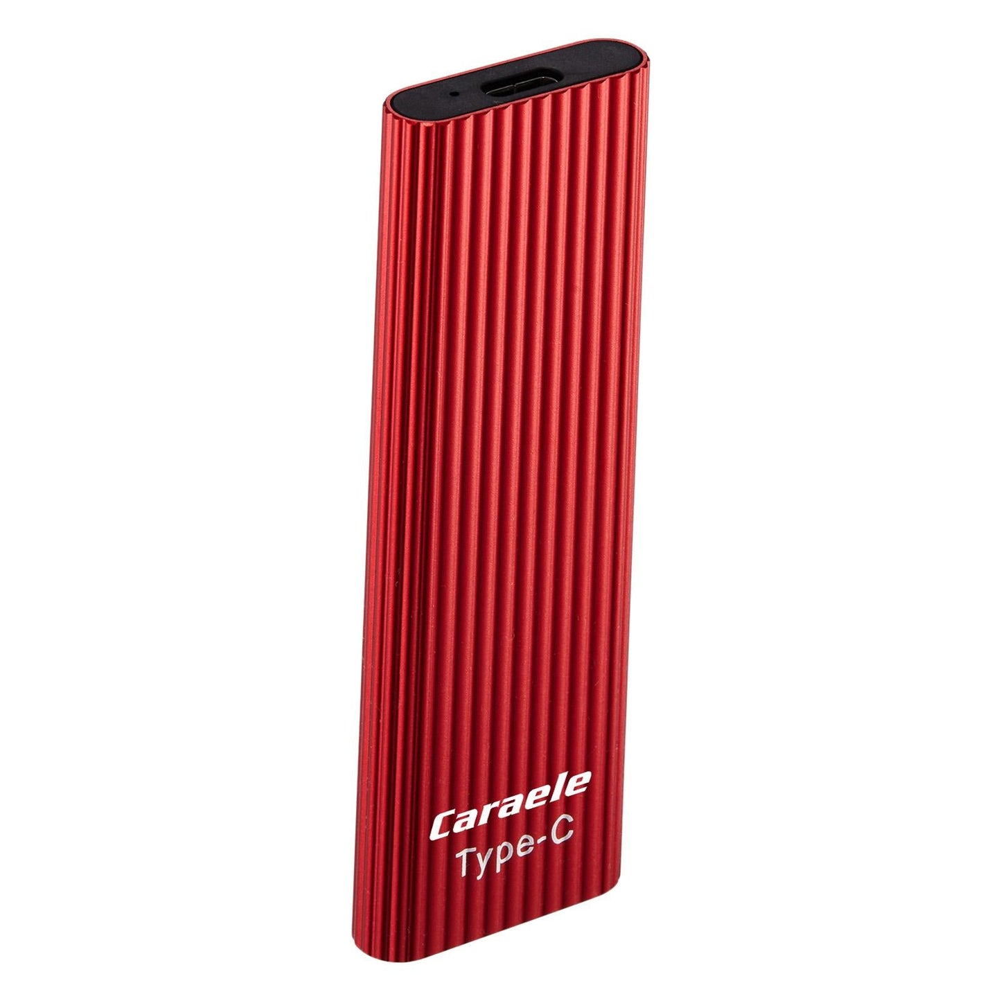 USB 3.0 2TB SSD External Portable USB 3.1 Gen-1 USB-C Compatible red