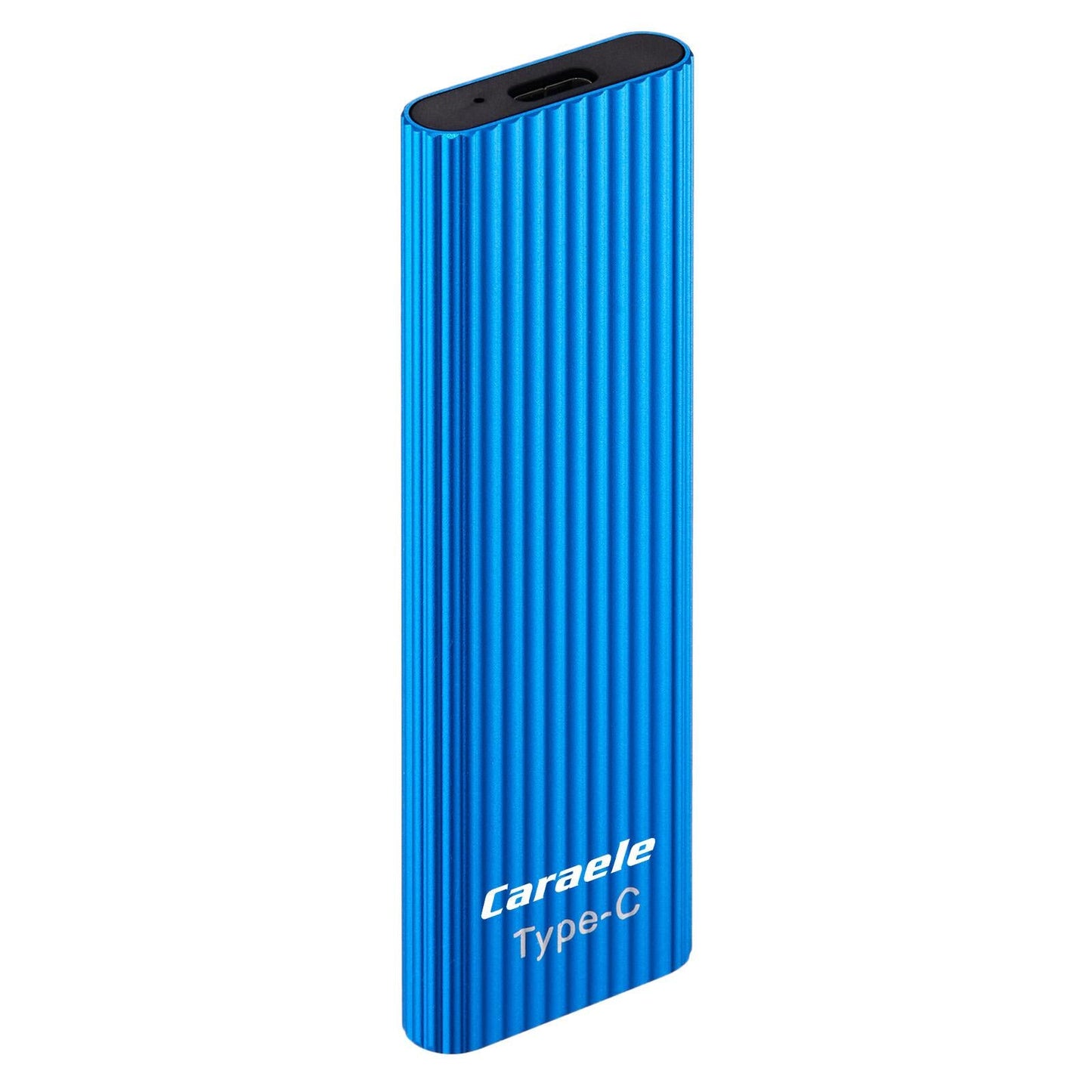 USB 3.0 2TB SSD External Portable USB 3.1 Gen-1 USB-C Compatible blue