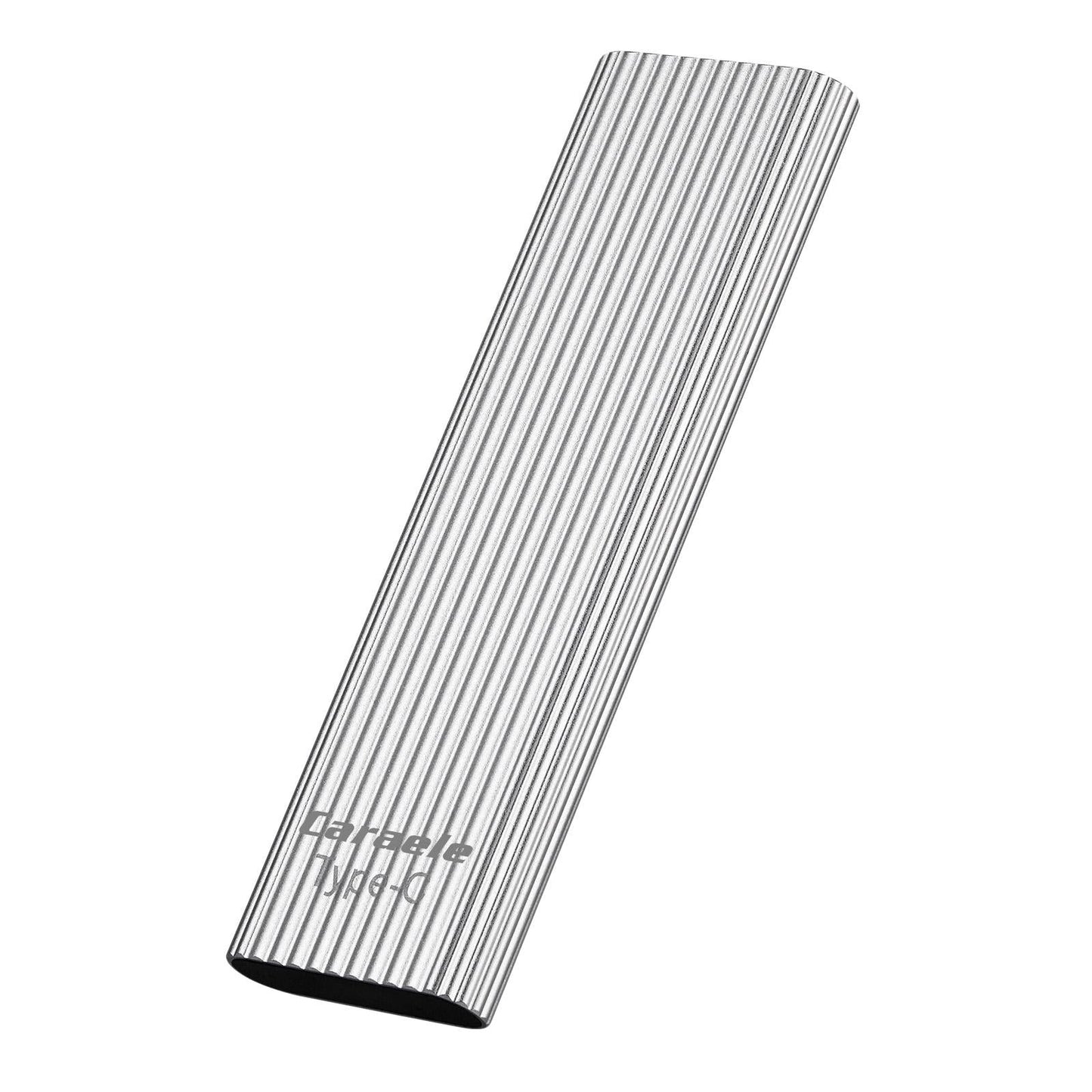 USB 3.0 2TB SSD External Portable USB 3.1 Gen-1 USB-C Compatible silver