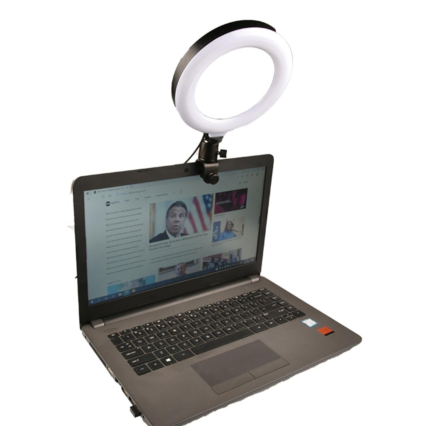 6 Ring Light for Computer Laptop Video Conference Lights for Live Streaming"