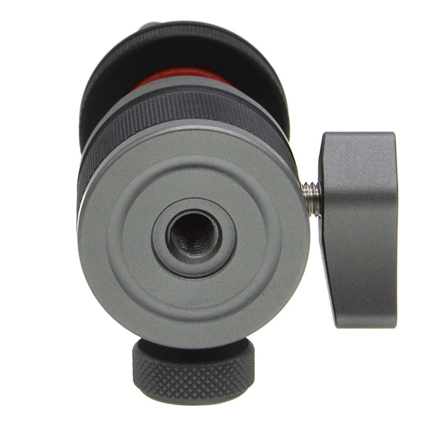 Camera Tripod Mini Metal Ball Head with Cold Shoe 90 Tilt for Light Stand