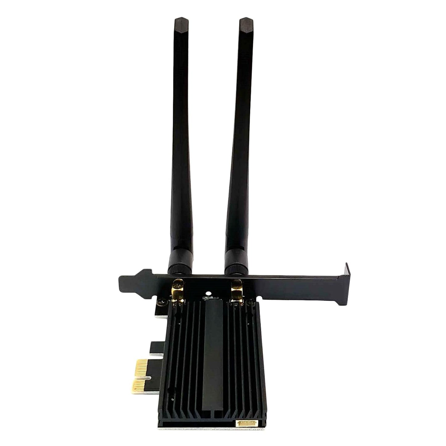 PCIe Wifi Adapter Cards Wi-Fi Card Ultra Low Latency for Desktop AX210 Black