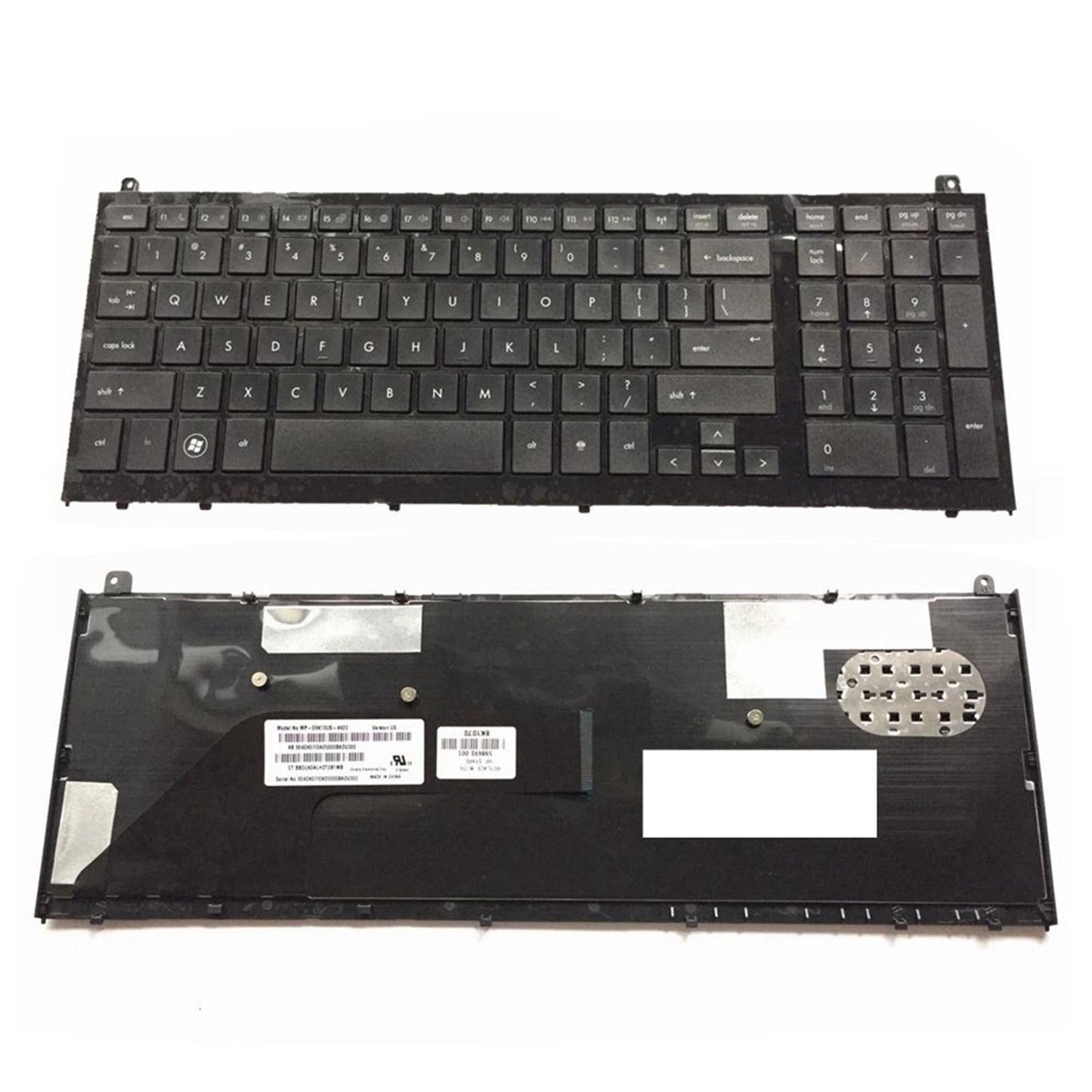 Standard Laptop US Layout Keyboard Replacement for HP ProBook 4520 4520s