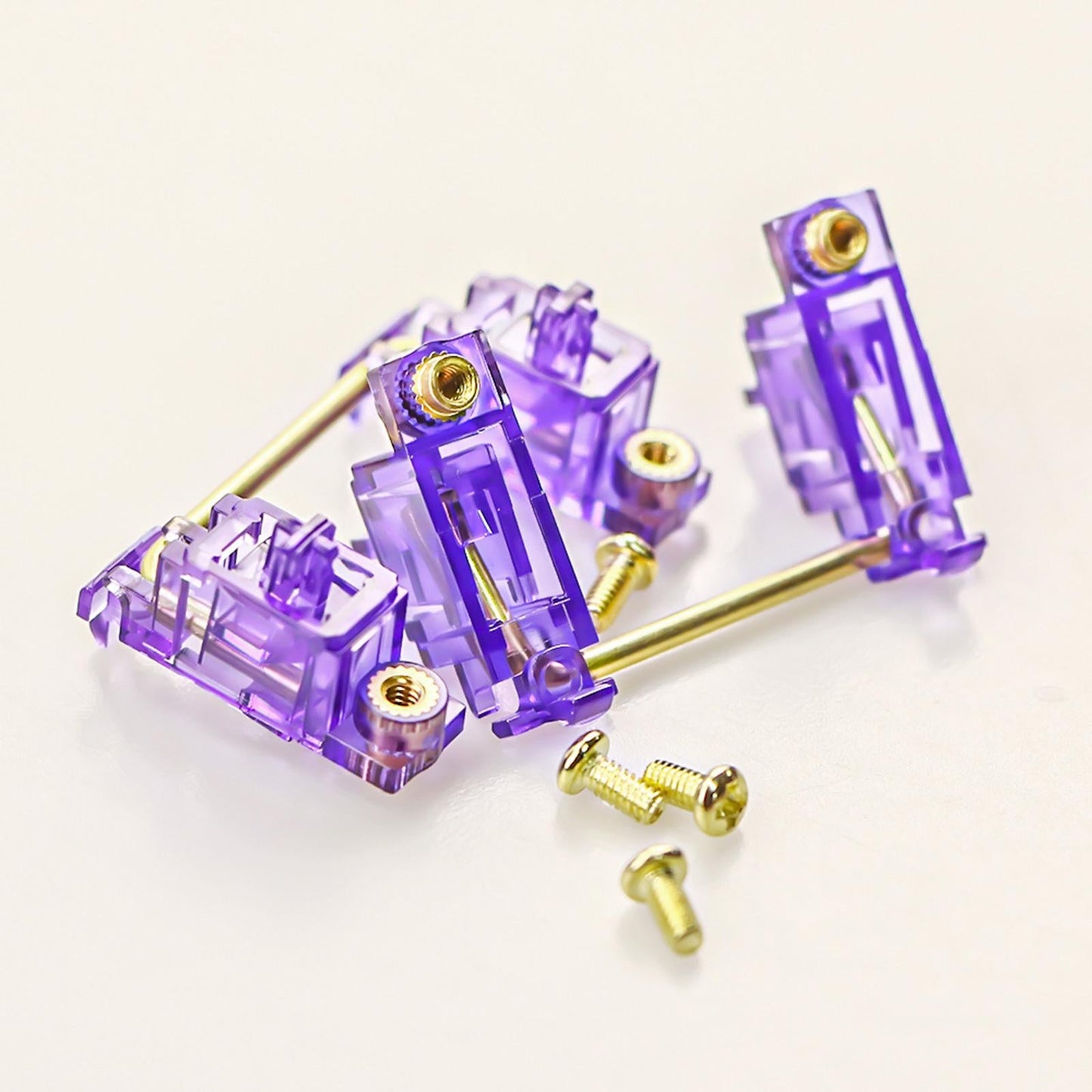 PCB Screw-in Stabilizers for MX Mechanical Keyboard purple 1 6.25u 4 2U