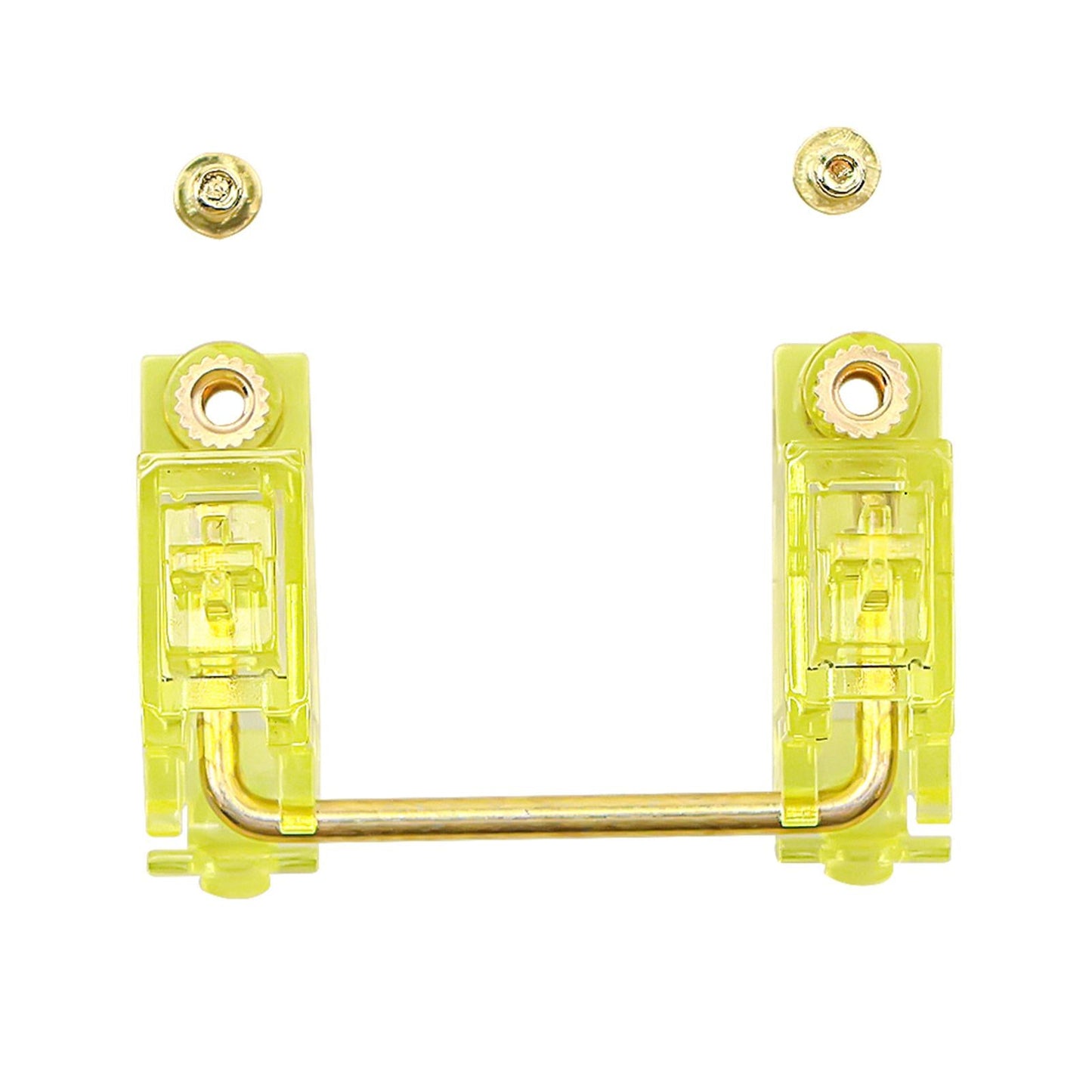 PCB Screw-in Stabilizers for MX Mechanical Keyboard yellow 1 6.25u 4 2U