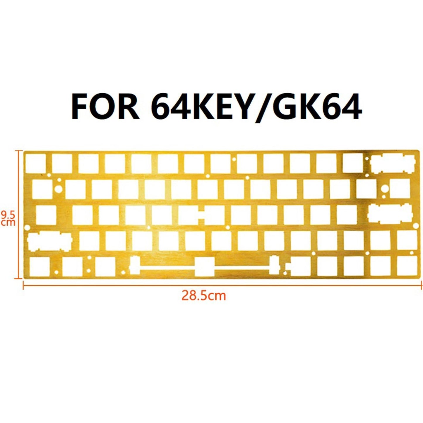 Positioning Board Plate GK61/GK64 60% Mechanical Keyboard 64 Layout