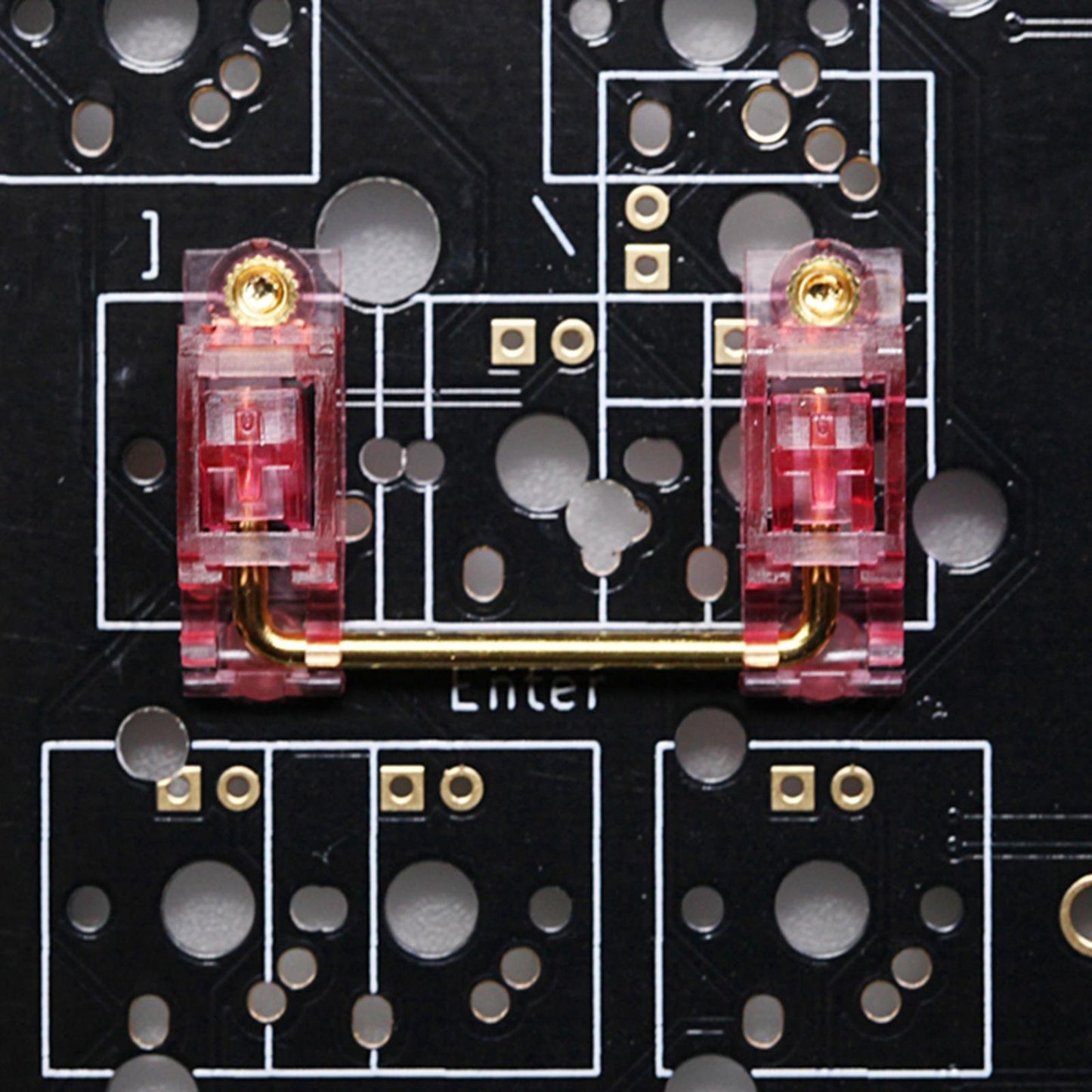 Clear PCB Mount Stabilizers for Mechanical Keyboard Smokey 60 or 87 Keys