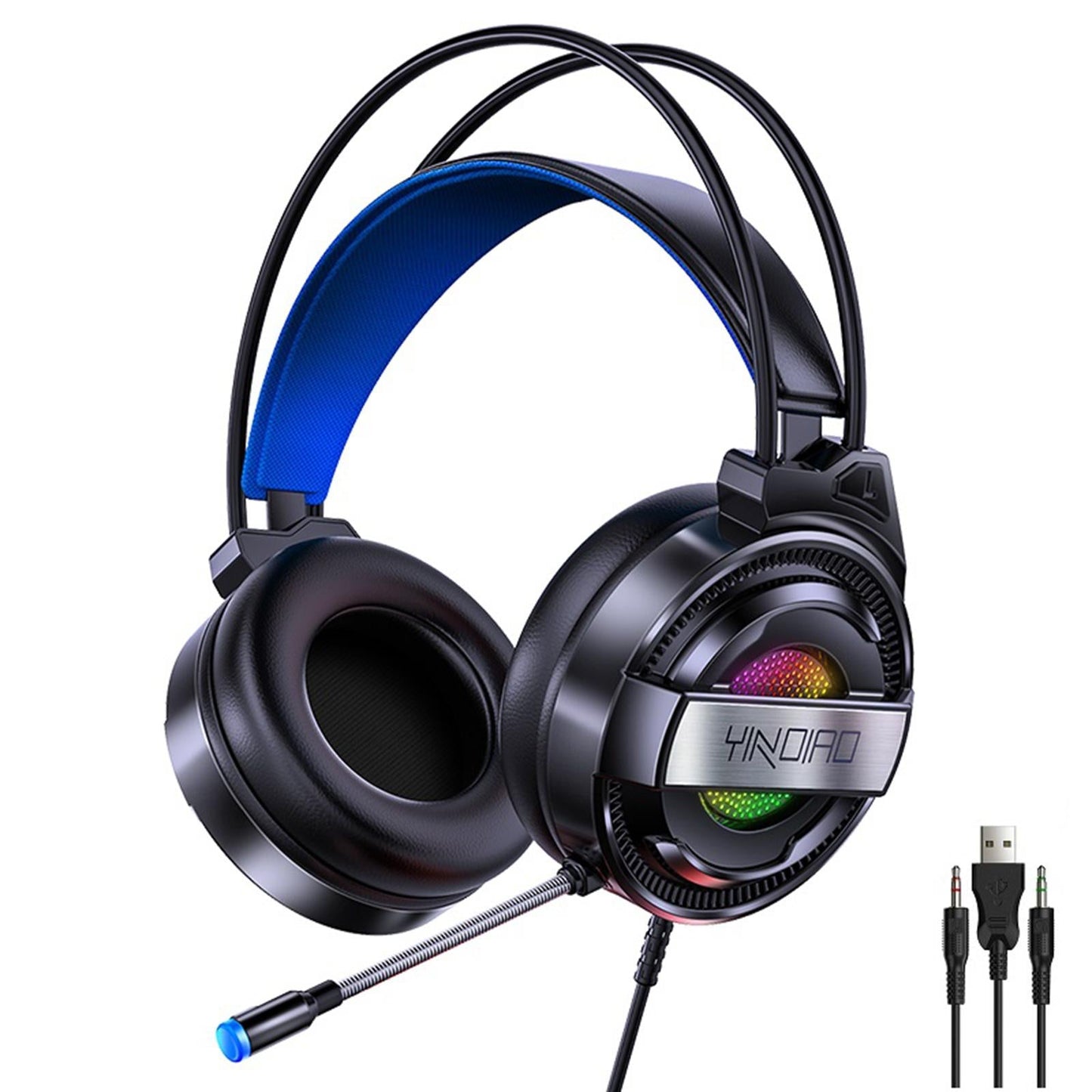 Wired Gaming Keyboard and Mouse Combo 104 Keys Set D Linear Action