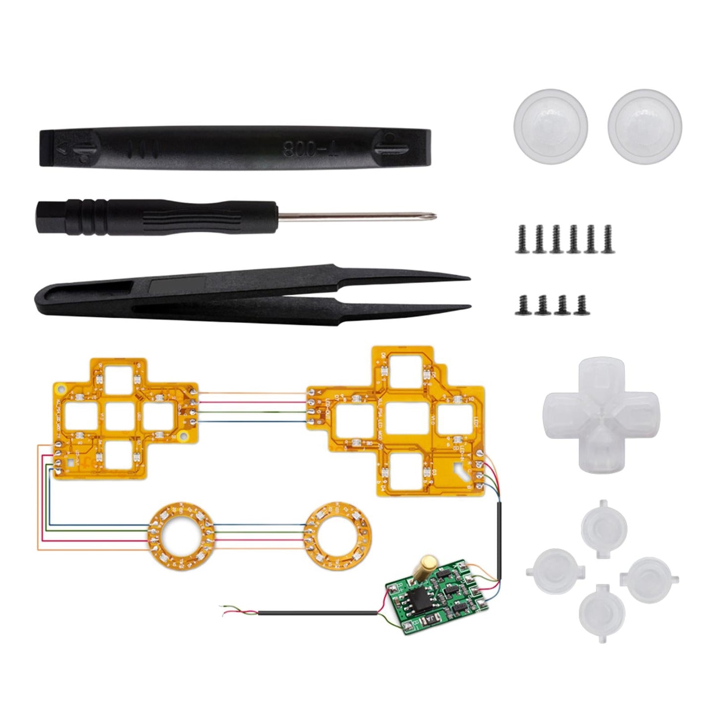 Multi-colors Light Board Handle Modification LED Modes For PS4 Controller