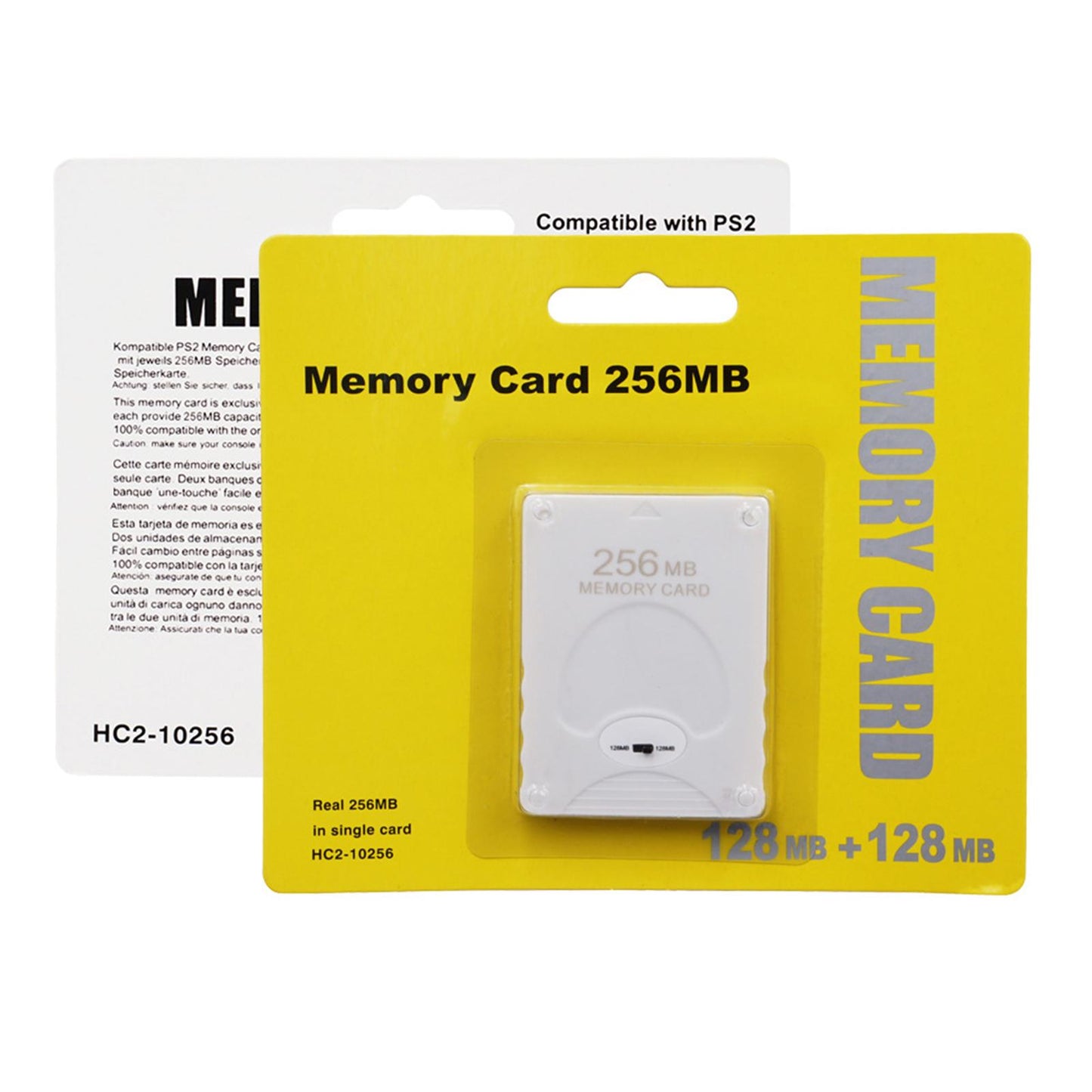 256MB Memory Card Game Data Sticks Module for Sony PS2 Game Consoles White