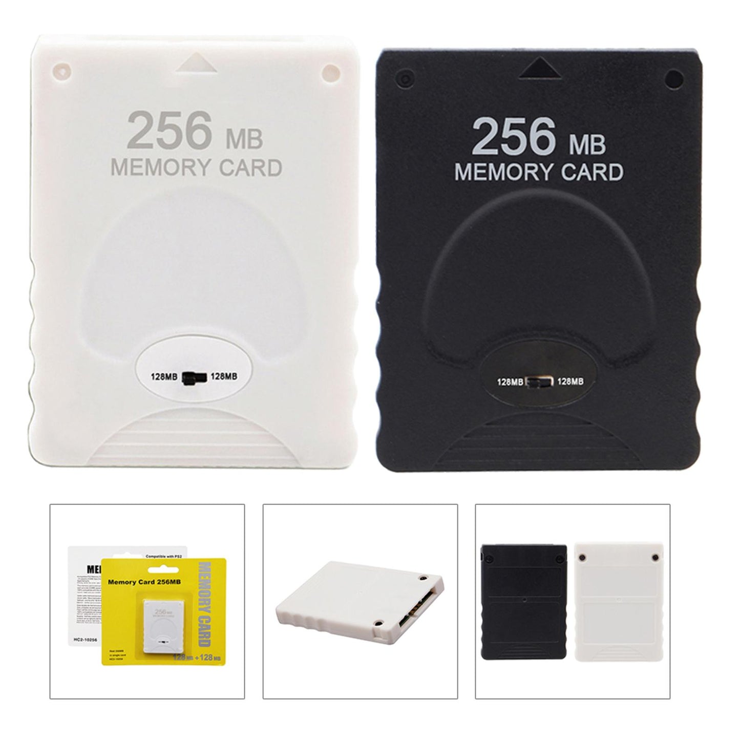 256MB Memory Card Game Data Sticks Module for Sony PS2 Game Consoles White