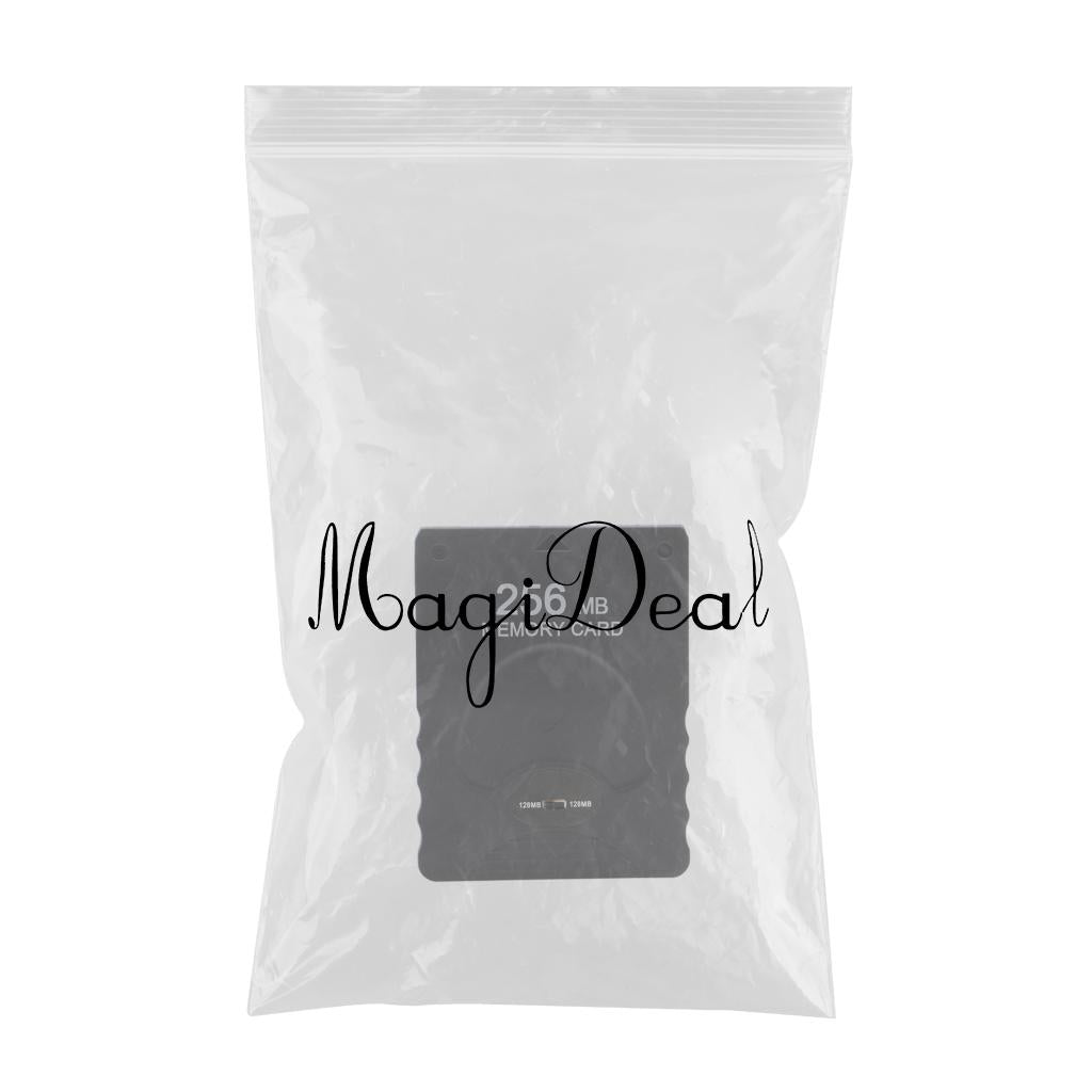 256MB Memory Card Game Data Sticks Module for Sony PS2 Game Consoles Black