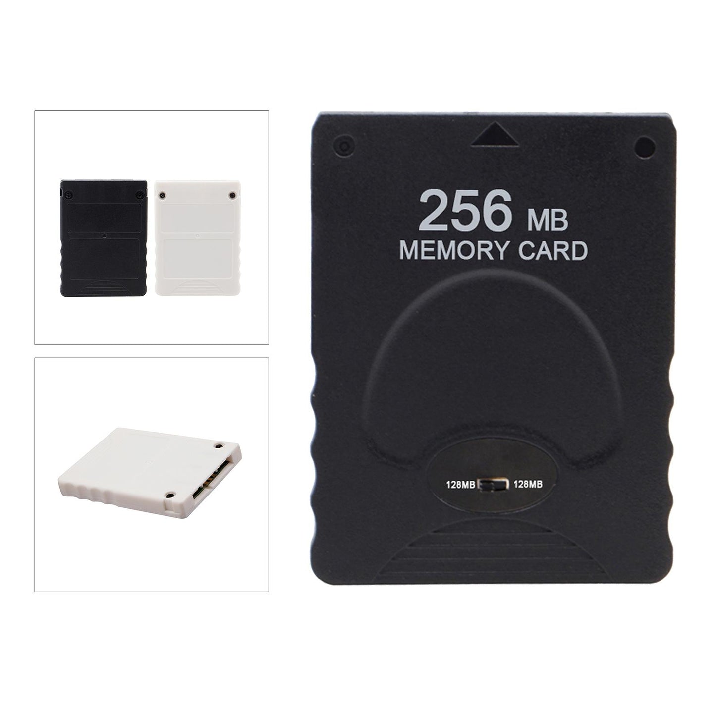 256MB Memory Card Game Data Sticks Module for Sony PS2 Game Consoles Black