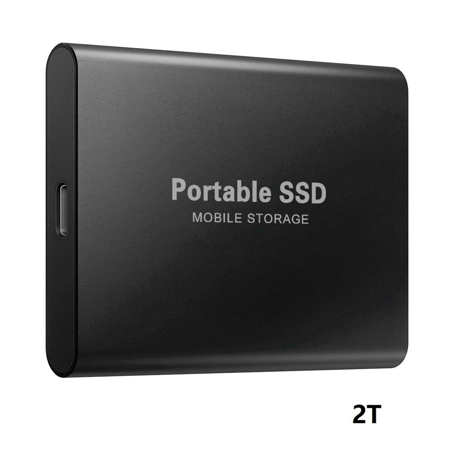 Metal 2.5 USB 3.1 Gen-1 SSD External Storage Up to 1050 MB/s black 2TB"