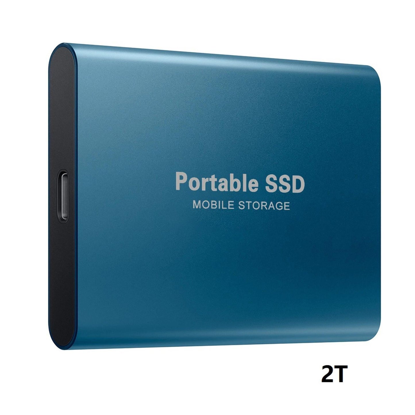 Metal 2.5 USB 3.1 Gen-1 SSD External Storage Up to 1050 MB/s blue 2TB"