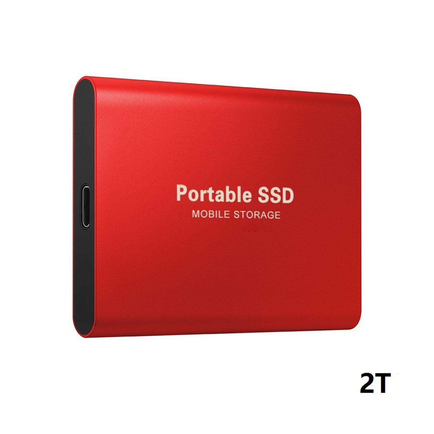 Metal 2.5 USB 3.1 Gen-1 SSD External Storage Up to 1050 MB/s red 2TB"