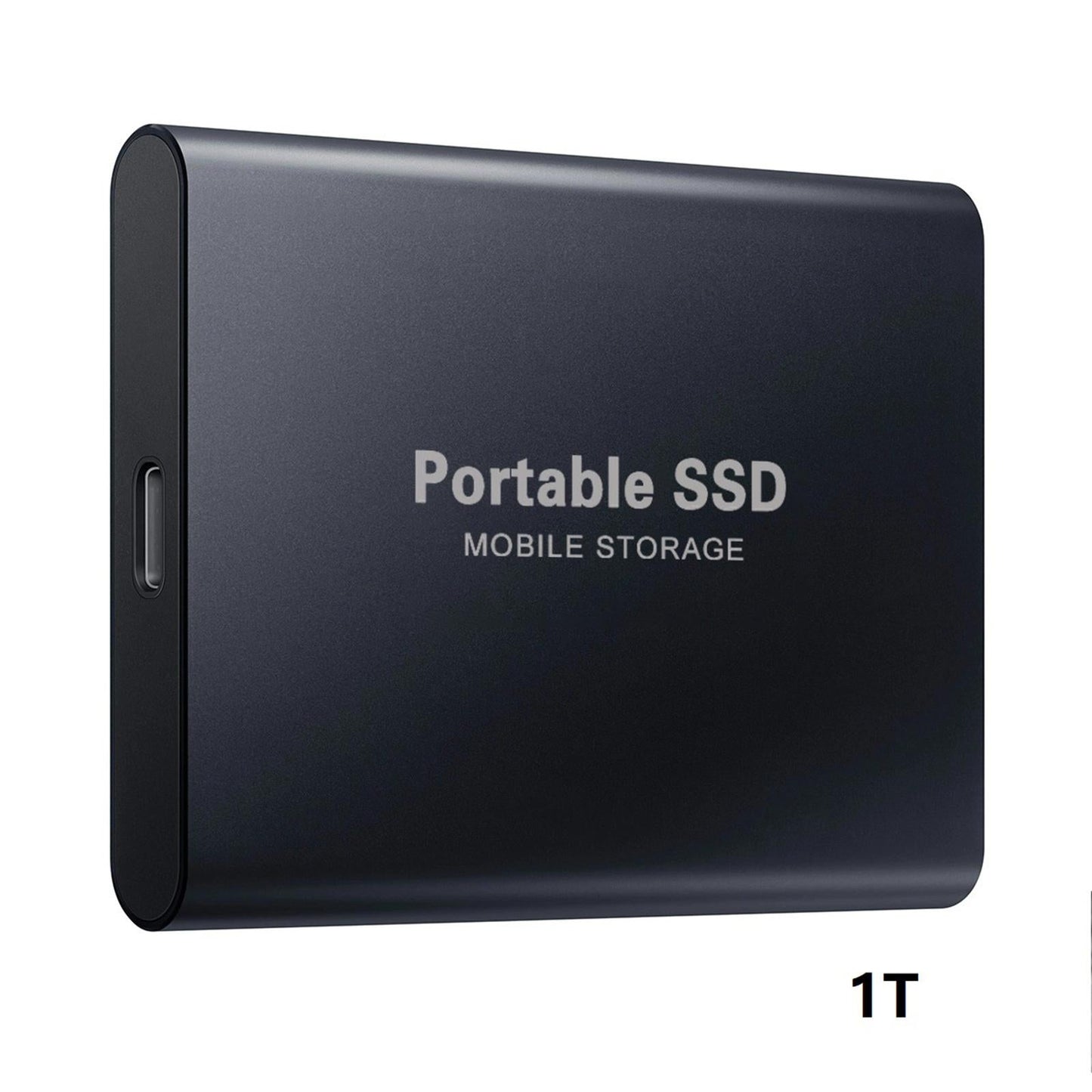 USB 3.0 USB 3.1 Gen-1 1TB SSD External Portable Solid State Drive black 1TB