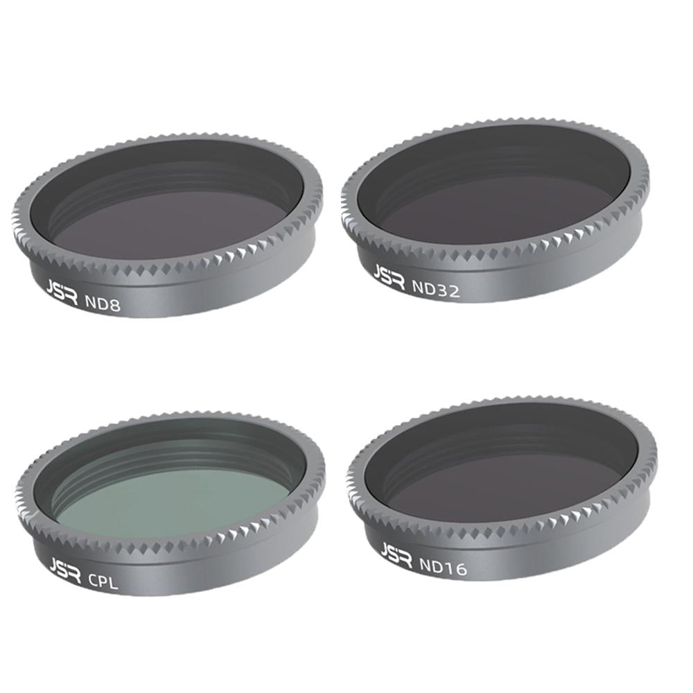 4 Pieces Lens Filters ND8 ND16 ND32 ND64 for Insta360 GO 2 Spare Parts