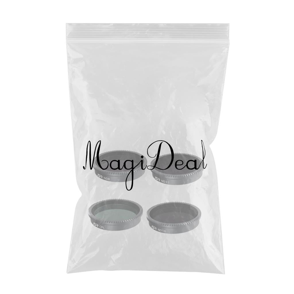 4 Pieces Lens Filters ND8 ND16 ND32 ND64 for Insta360 GO 2 Spare Parts