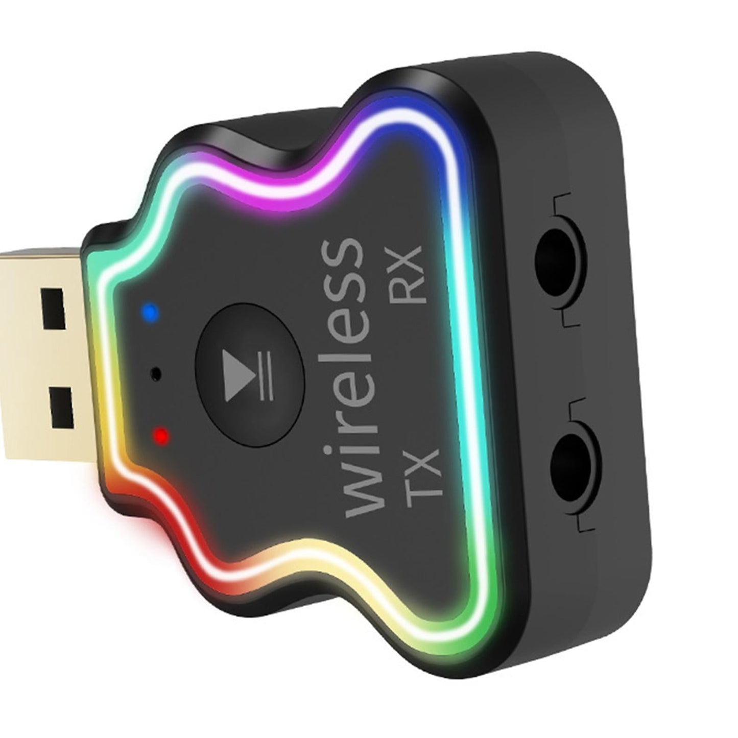 M10 USB Bluetooth 5.0 Transmitter and Receiver Built-in Mic For PC TV Car