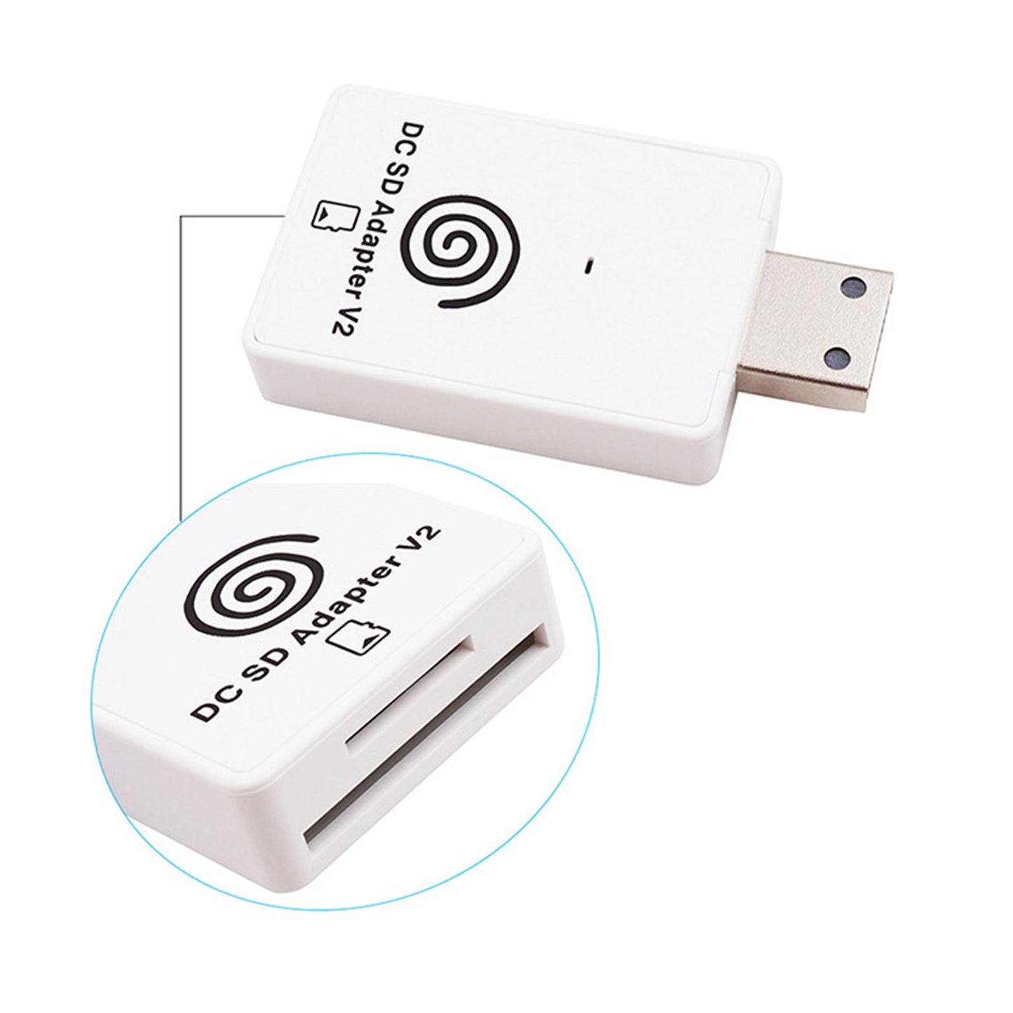 DC SD TF Card Adapter Reader V2 Compatible for SEGA Dreamcast