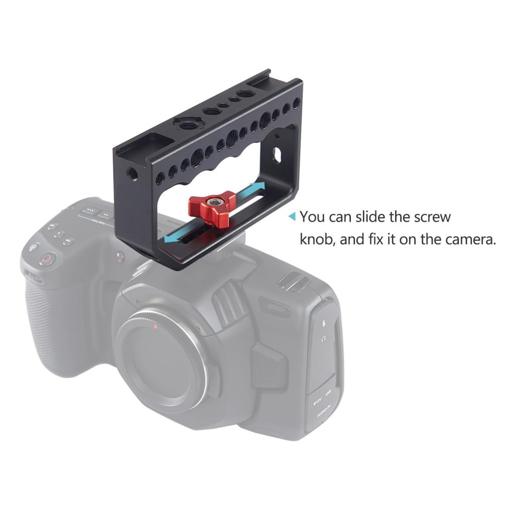 Adjustable Cheese Camera Top Handle for DSLR Camera Cage LED Lights Monitor