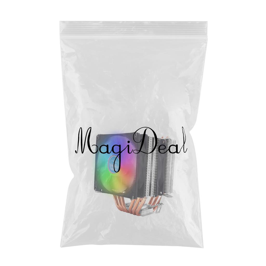 CPU Cooler Heatsink PWM RGB Fans for Intel LGA 2011 1366 Spare Parts