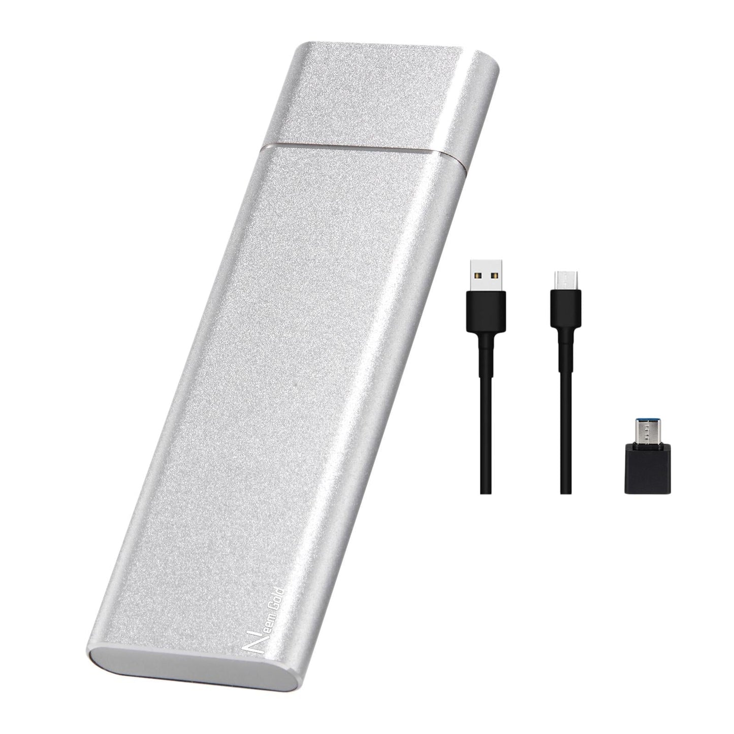 Portable USB 3.1 SSD 430MB/s Read Speed Solid State Drive White 2TB