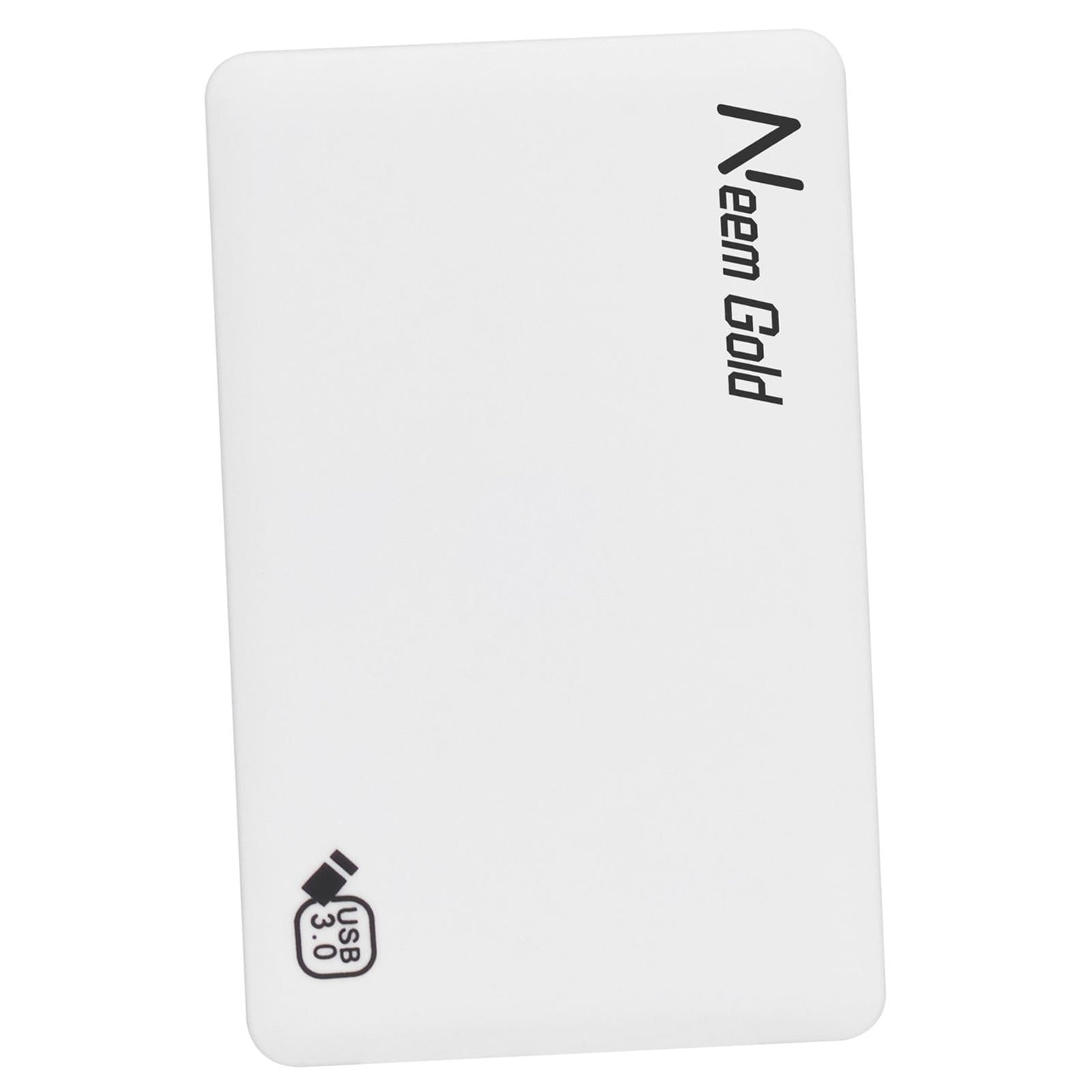 High Speed External Portable USB Hard Drive HDD for Laptops White 2TB