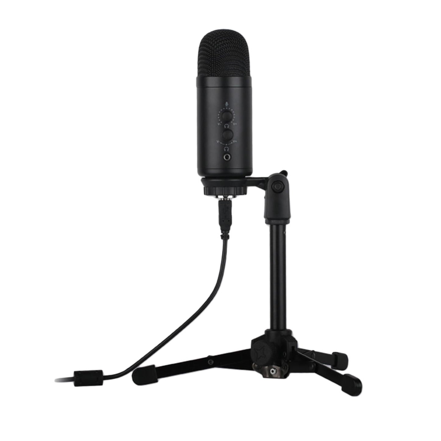 USB Condenser Microphone wTripod Stand For Game Chat Recording Computer A9-B