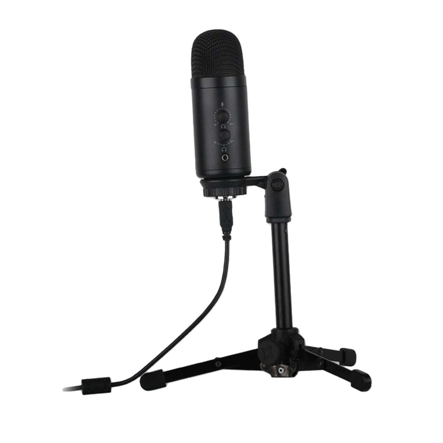 USB Condenser Microphone wTripod Stand For Game Chat Recording Computer A9-B