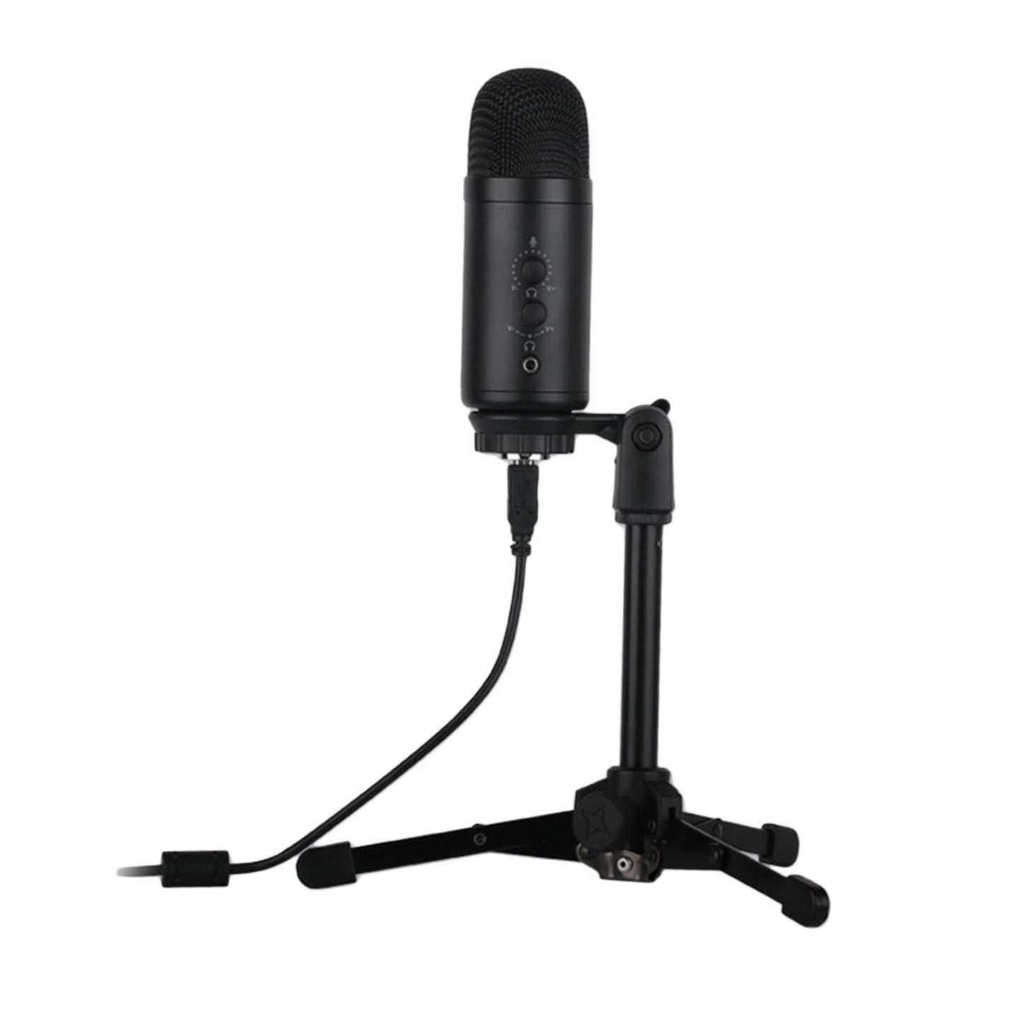 USB Condenser Microphone wTripod Stand For Game Chat Recording Computer A9-B