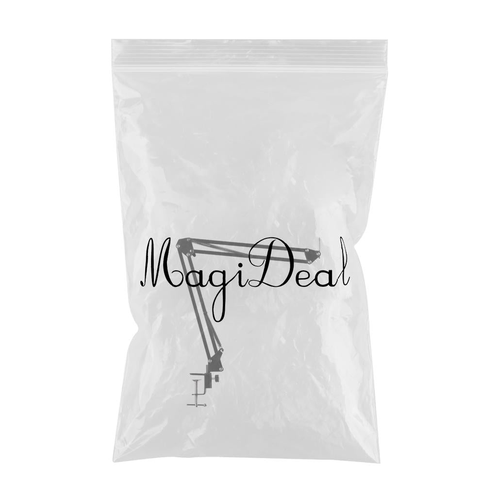 New Mic Microphone Holders Suspension Boom Scissor Arm Stand 6CM Base