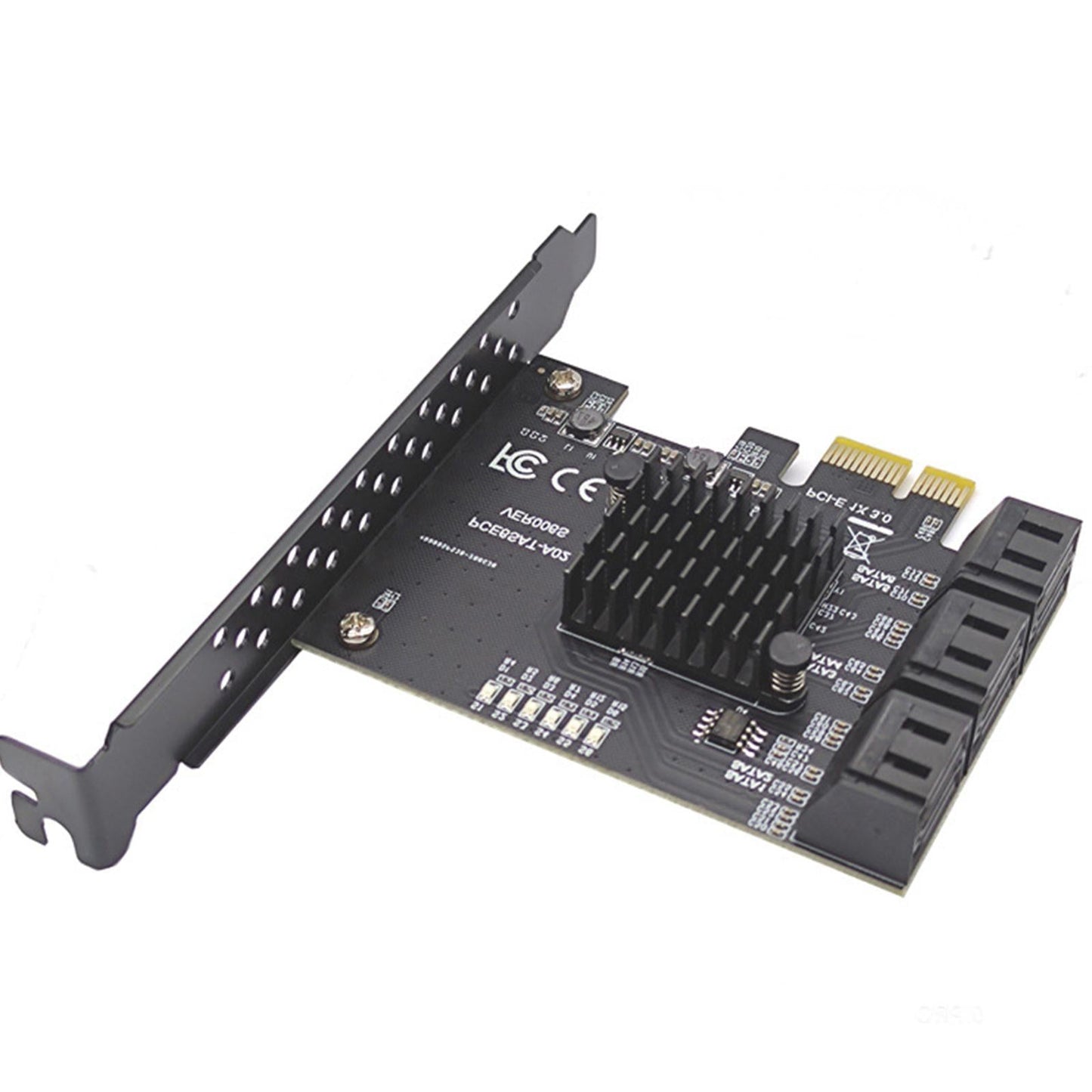 PCIe PCI Express to SATA3.0 6-Port SATAIII Expansion Controller Adapter 4X