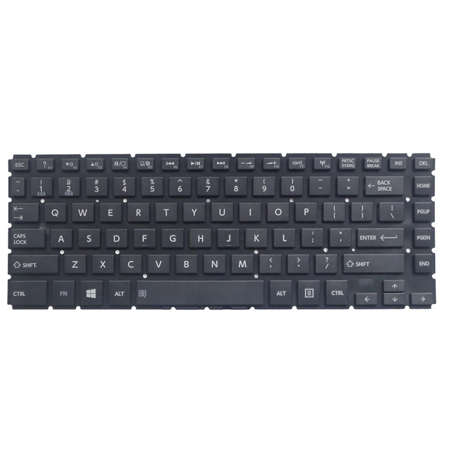 Laptop Keyboard US Fit for Toshiba Satellite L40D-B L40t-B L40Dt-B Black