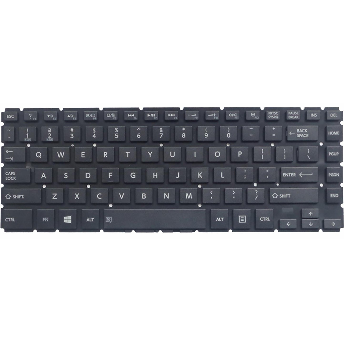 Laptop Keyboard US Fit for Toshiba Satellite L40D-B L40t-B L40Dt-B Black