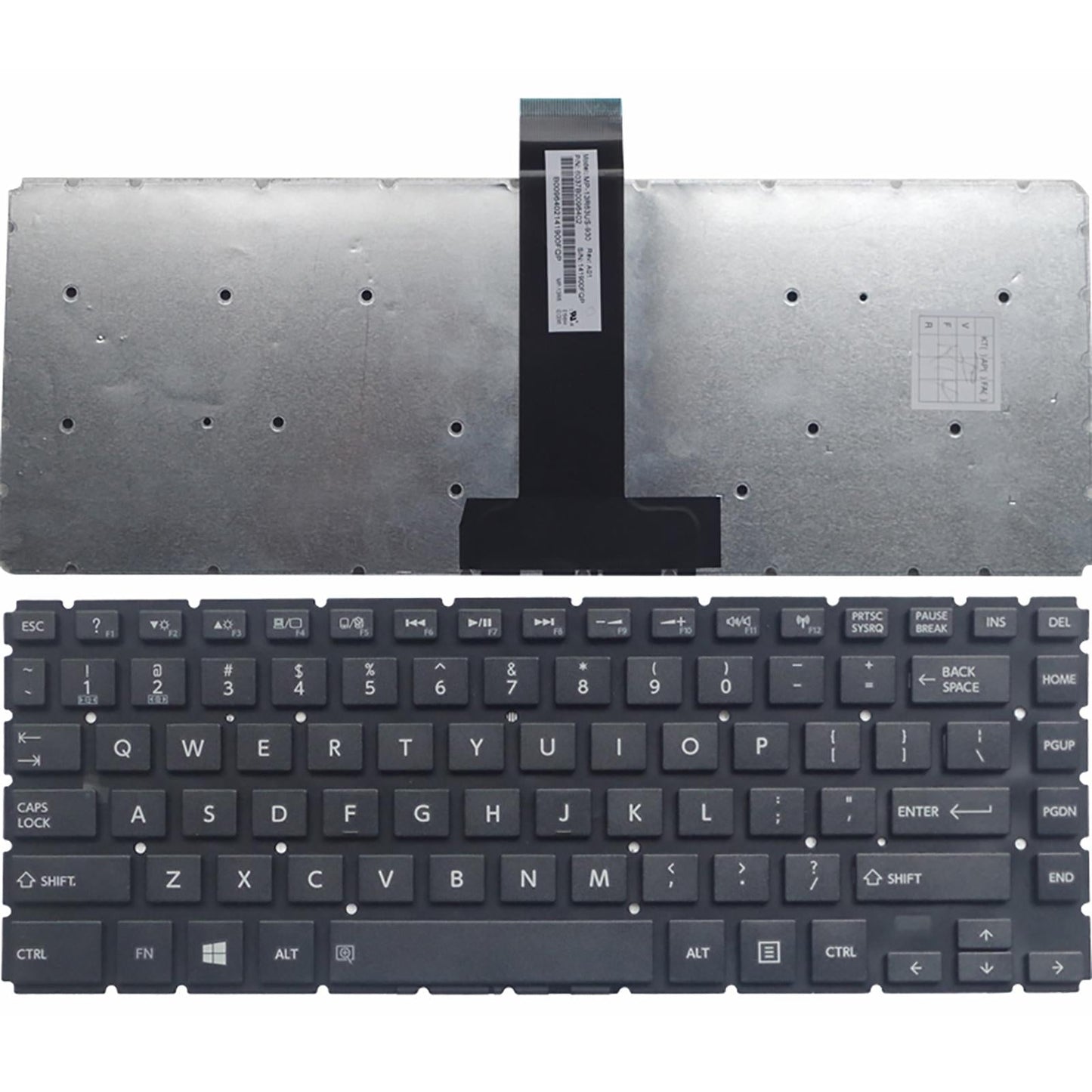 Laptop Keyboard US Fit for Toshiba Satellite L40D-B L40t-B L40Dt-B Black