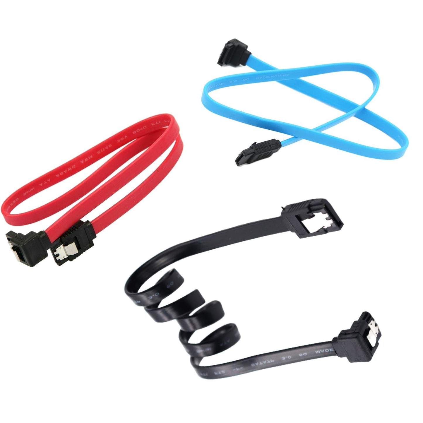 50cm SATA III 6GB Data Cable for SATA HDD CD Writer Desktop Computer BLACK
