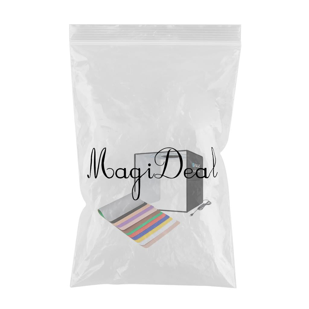 6 Backgrounds Mini LED Light Box Photography Photo Studio Backdrop Lighting